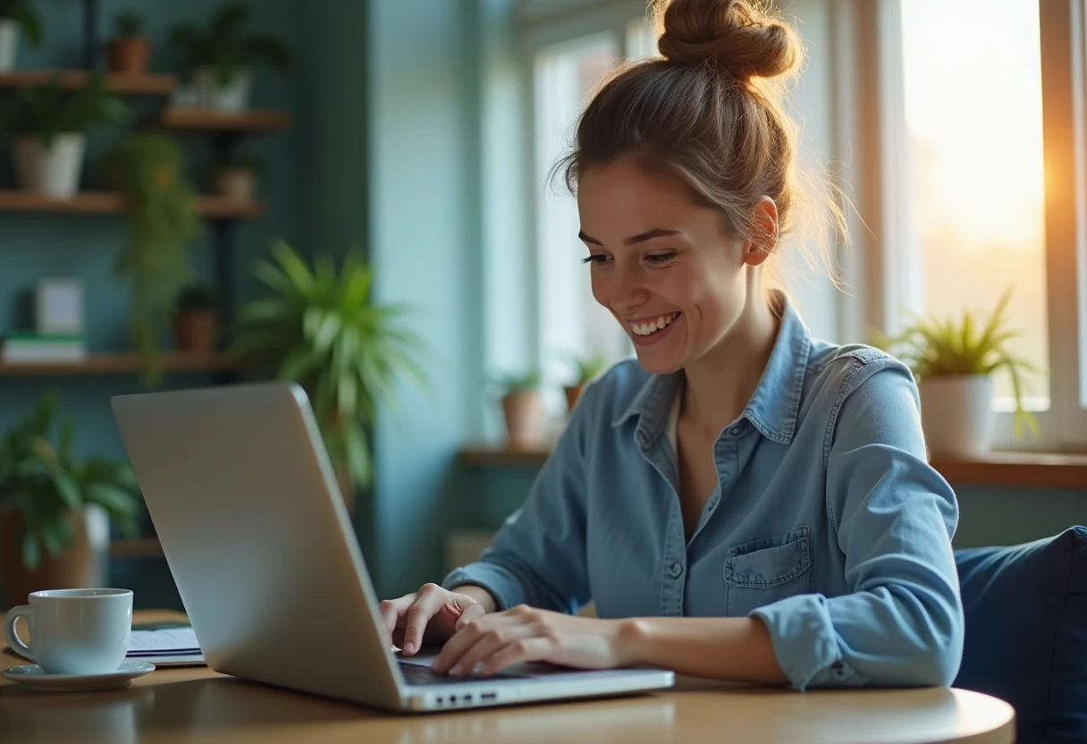 Trabajando desde casa con estilo