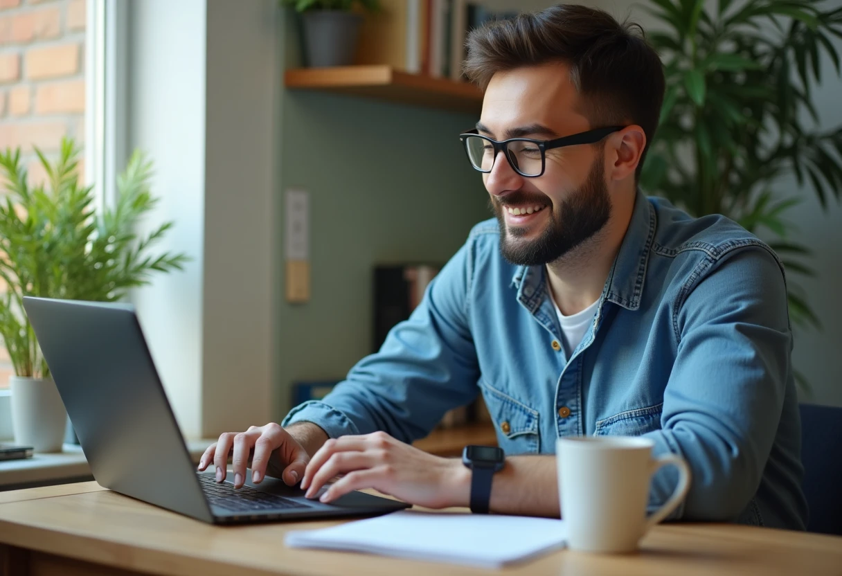 Profesional revisando ofertas de trabajo